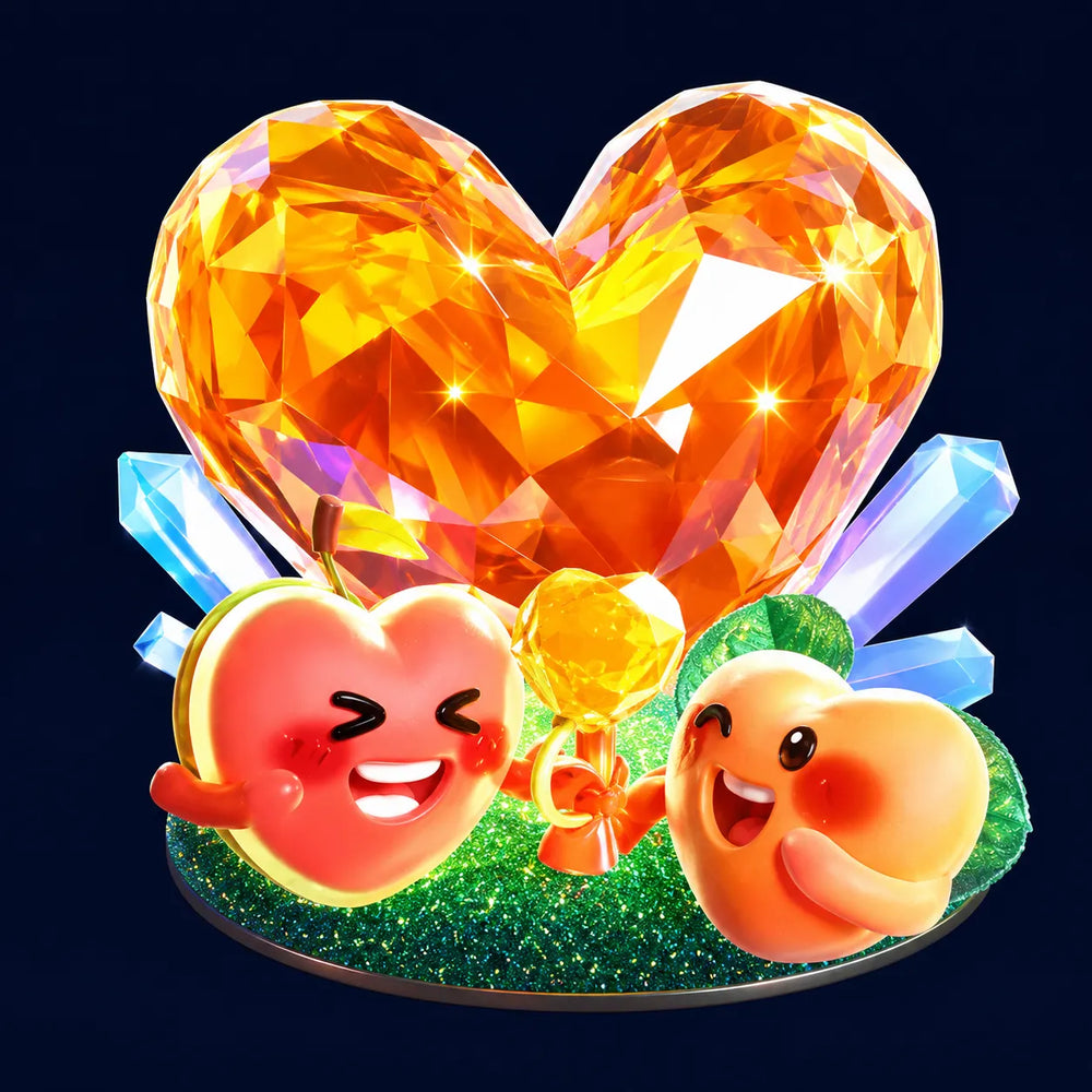 Crystal Heart 14999 coin
