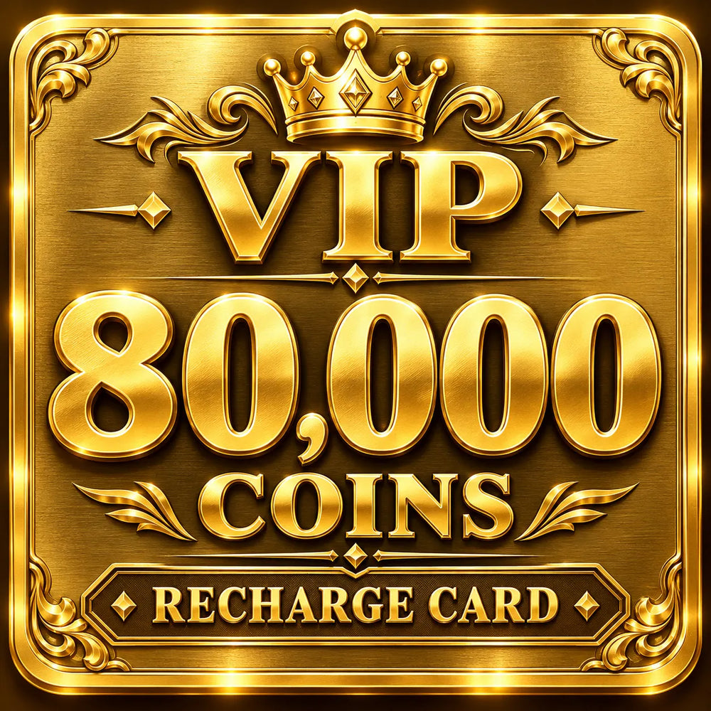 Recharge card, Discount！20000-80000 Coin