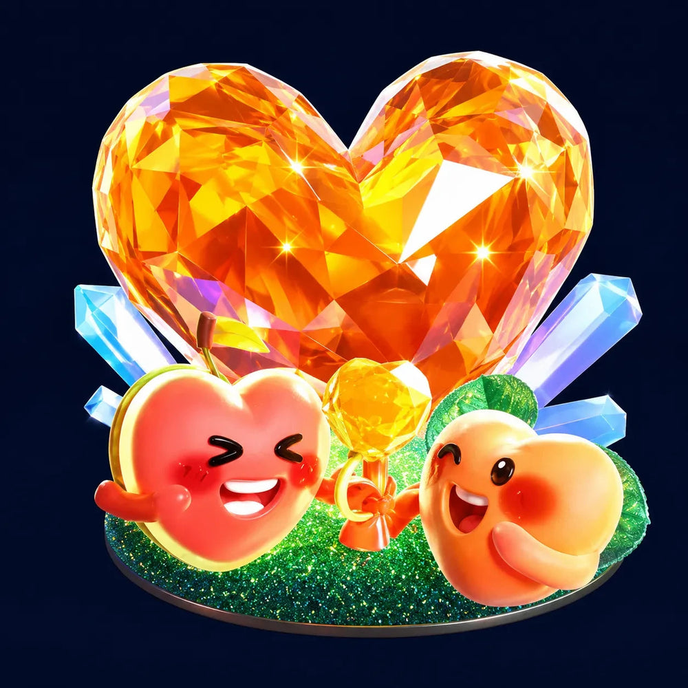 Crystal Heart 14999 coin