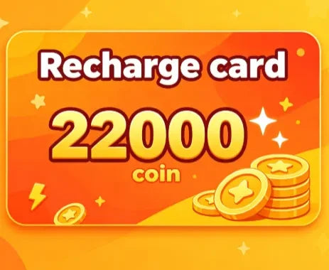 Recharge card, recharge 200 get 20 free 22000 Coin